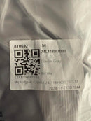 NWT Halara Ribbed Square Neck Long Sleeve Skinny Casual Bodysuit Glacier Gray M