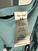 NWT Halara Breezeful High Low 2-Piece Pocket Flowy Midi Dress Stone Blue XS