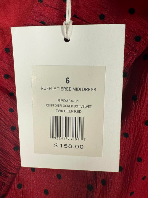 NWT Rachel Parcell Dresses Rachel Parcell Ruffle Tiered Midi Dress Size 6