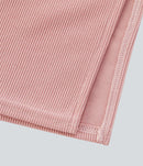 NWT Halara Ribbed High Waisted Bodycon Midi Casual Skirt Mellow Rose Medium