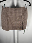 NWT Halara High Waisted 2-in-1 Pocket Houndstooth Plaid Mini Casual Skirt S