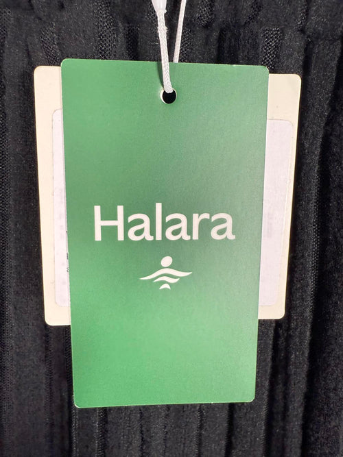 NWT Halara Ribbed Knit High Waisted Pockets Wide Leg Casual Pants Size Small