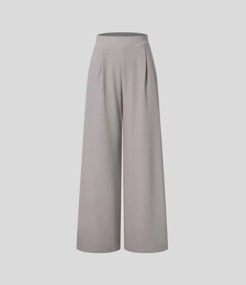 NWT Halara Flex High Waist Body Sculpt Waist-Slimming Work Pants Gray Small Tall