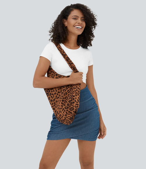 NWT Halara Flex High Waist Bodycon Denim Mini Ruched Casual Skirt Washed Denim-M