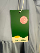 NWT Halara Breezeful High Low 2-Piece Pocket Flowy Midi Casual Dress Ice Blue M