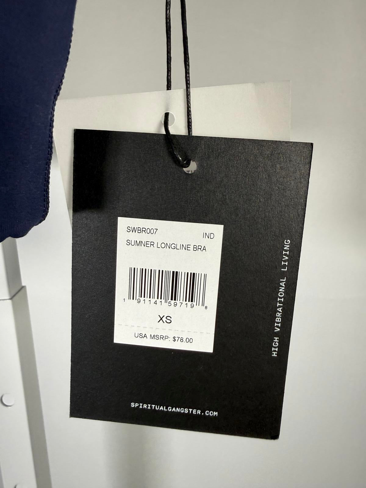 NWT Spiritual Gangster Sumner Longline Bra Size XS
