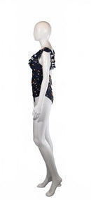 CUPSHE One Piece Swimsuit V Neck Ruffle Tummy Control Floral Print Size M