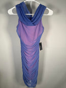 NWT Bebe Shirred Mesh Midi Dress Size S