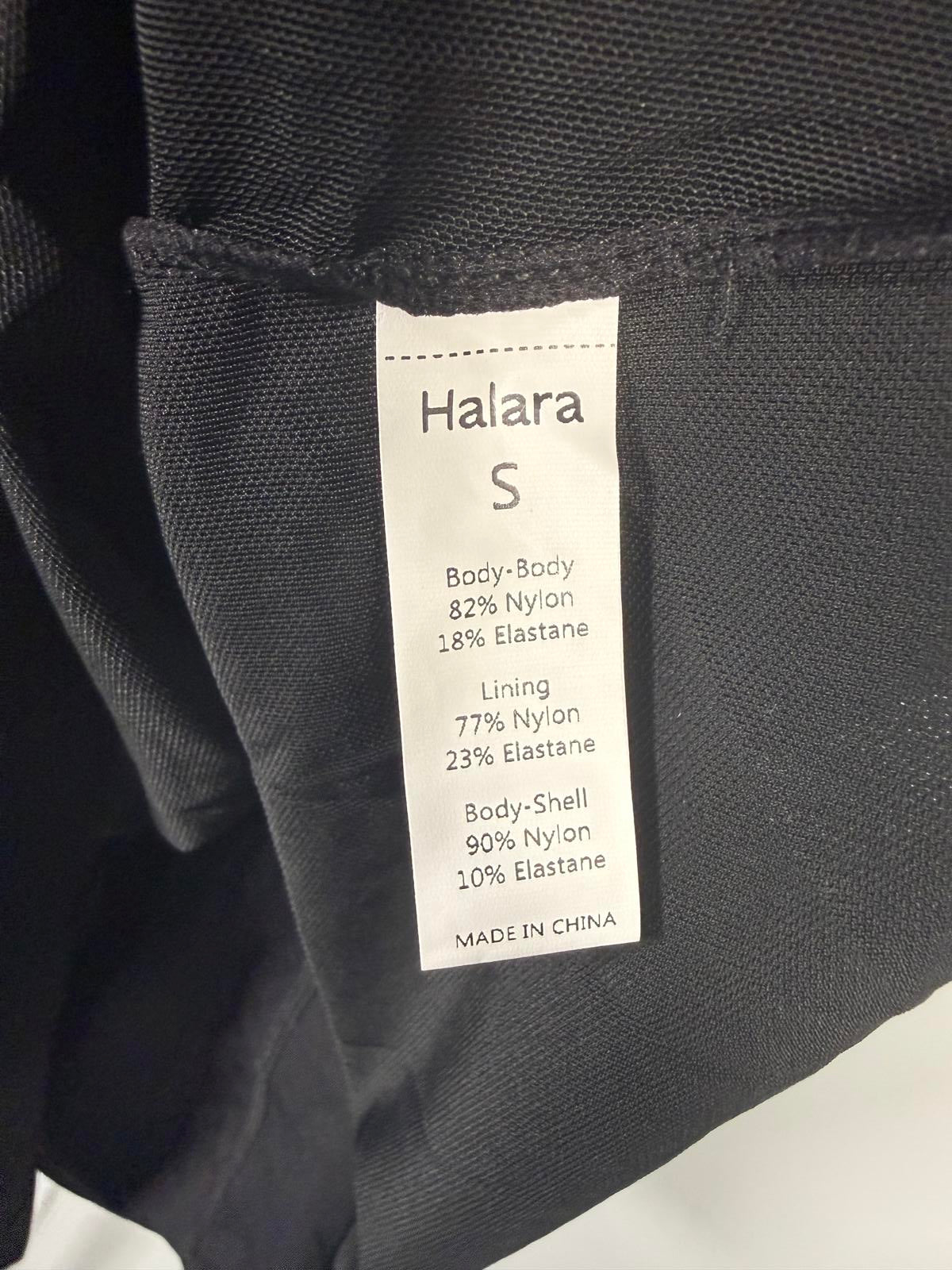 NWT Halara Black Mini Dress Halter Back Small