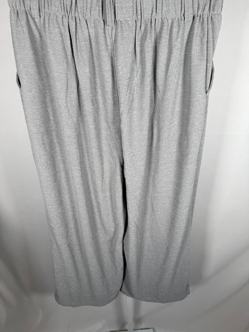 NWT Halara Flex™ High Waisted Pocket Wide Leg Waffle Work Pants Size L Petite