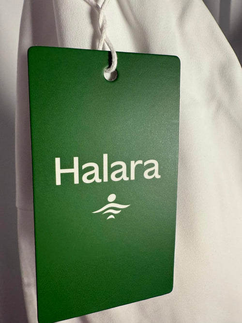 NWT HalaraSoftlyZero™ Airy Maxi Mermaid Slip Cool Touch Dress-UPF50+ White XL