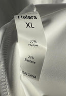 NWT HalaraSoftlyZero™ Airy Maxi Mermaid Slip Cool Touch Dress-UPF50+ White XL