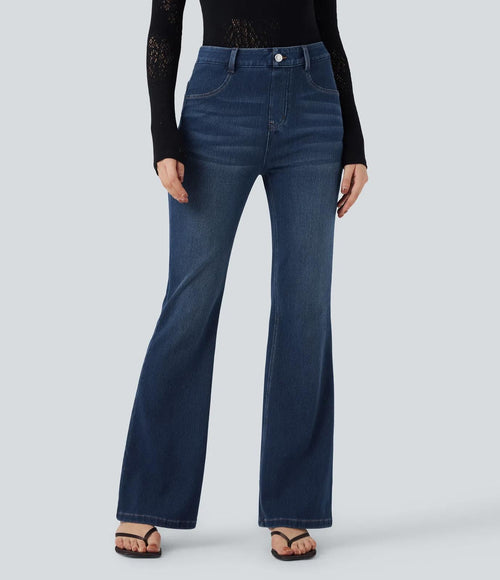 NWT Halara Flex High Waisted Tummy Control Butt Lifting Denim Bootcut XS