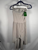 NWT Halara Breezeful High Low 2-Piece Pocket Flowy Casual Dress Ghost Gray S