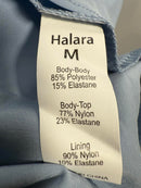 NWT Halara Breezeful High Low 2-Piece Pocket Flowy Casual Dress Thin Ice Blue, M