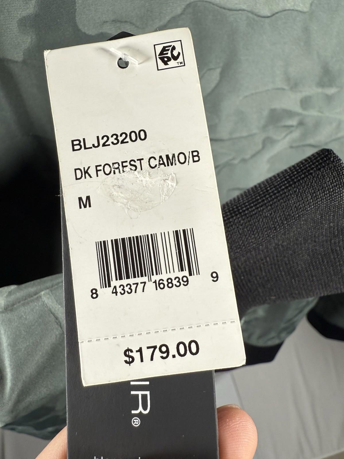 NWT Blanc Noir Reversible Camo Bomber Jacket Size Medium