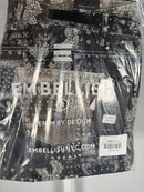 Embellish NYC Men's Two Tone Paisley Skinny Fit Stretch Denim Jeans Size 44 NWT