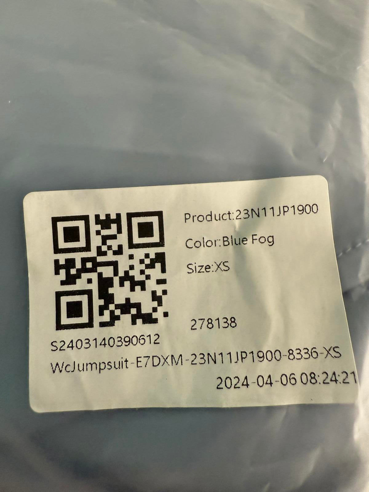 NWT Halara Sleeveless Tie Back Belted Pocket Cool Touch Jumpsuit-UPF50+ Size XS