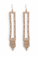 NWT nOir Jewelry Crystal Drop Earrings