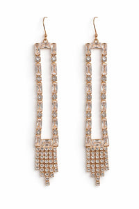NWT nOir Jewelry Crystal Drop Earrings