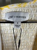 NWT REVOLVE Lost + Wander Sweet Summer Daze Midi Dress Yellow - Small