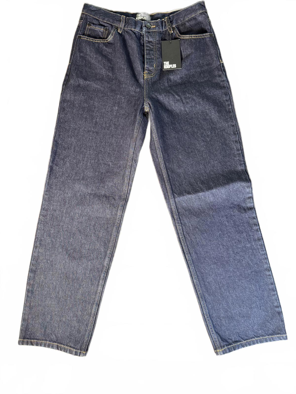 THE KOOPLES Vestiaire Carry-Over Straight Leg Blue Women's Jeans, Size 30. NWT