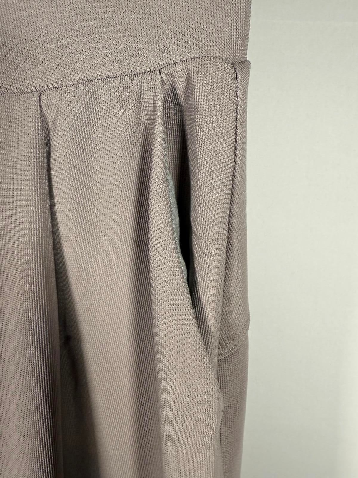 NWT Halara Flex High Waist Body Sculpt Waist-Slimming Work Pants Gray Small Tall