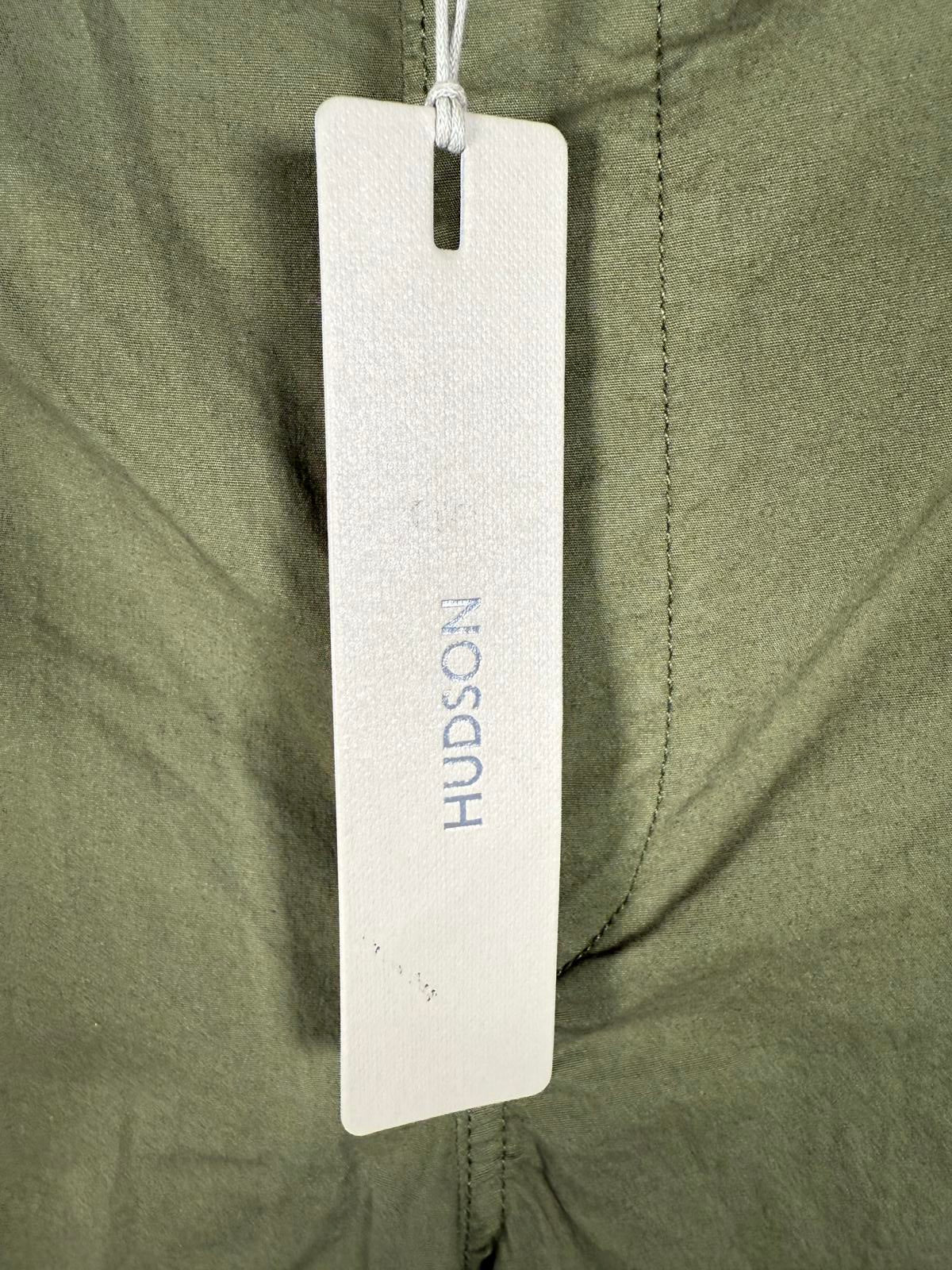 NWT Hudson Women's Drawstring Cargo Parachute Pants Green Size Medium