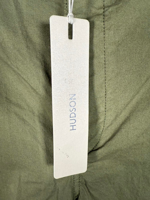 NWT Hudson Women's Drawstring Cargo Parachute Pants Green Size Medium