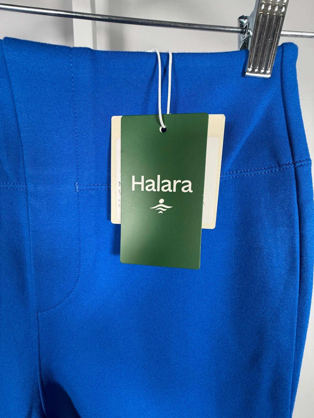 NWT Halara Flex High Waist Back Side Pkt Slight Flare Work Pant Princess Blue XS