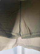 NWT Halara 2-in-1 Beige Grey Green Skirt with Brown Stripe Size Small