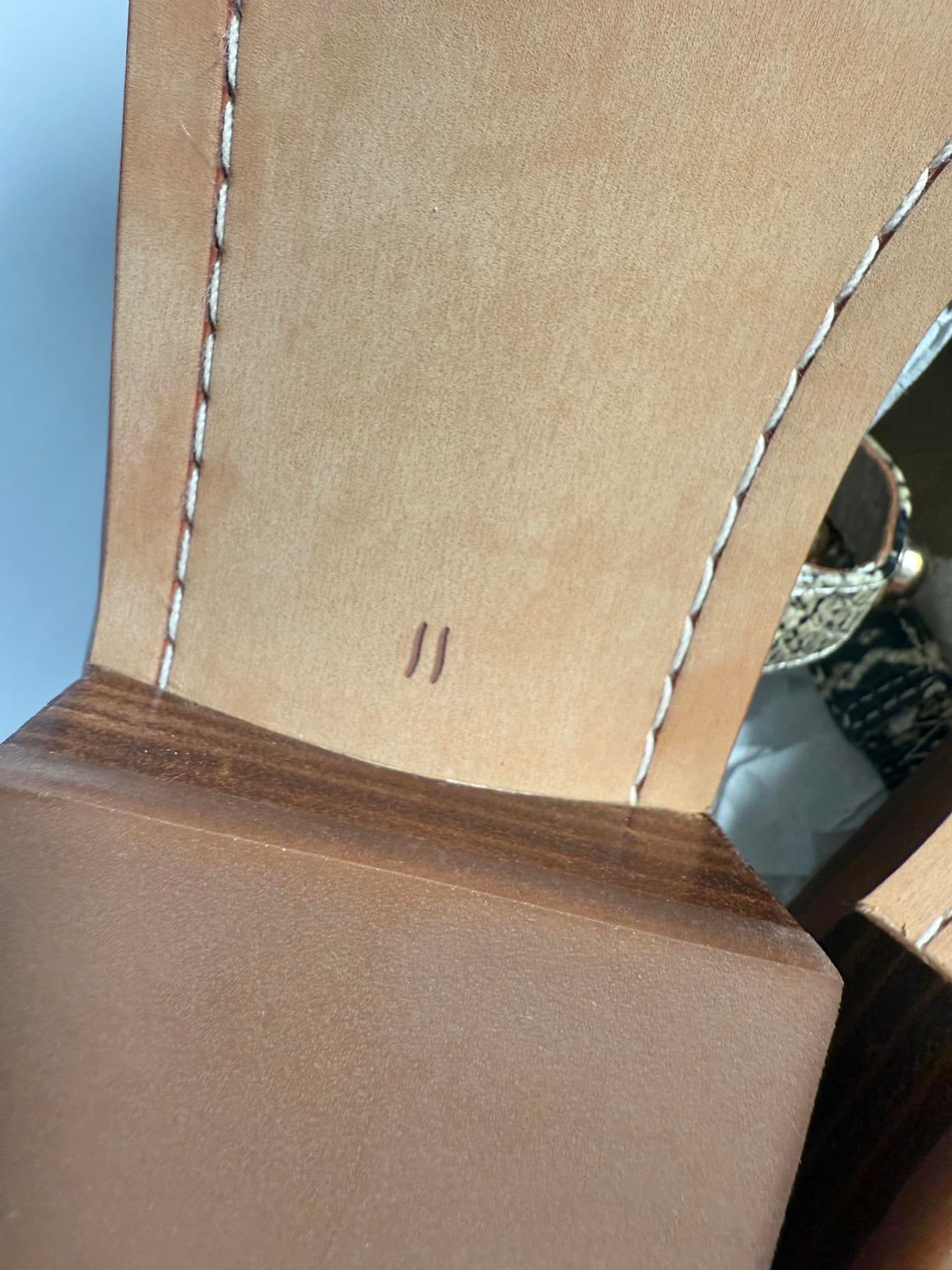 NWB Sam Edelman Juniper Leather Slip On Mule Sandals Size 11