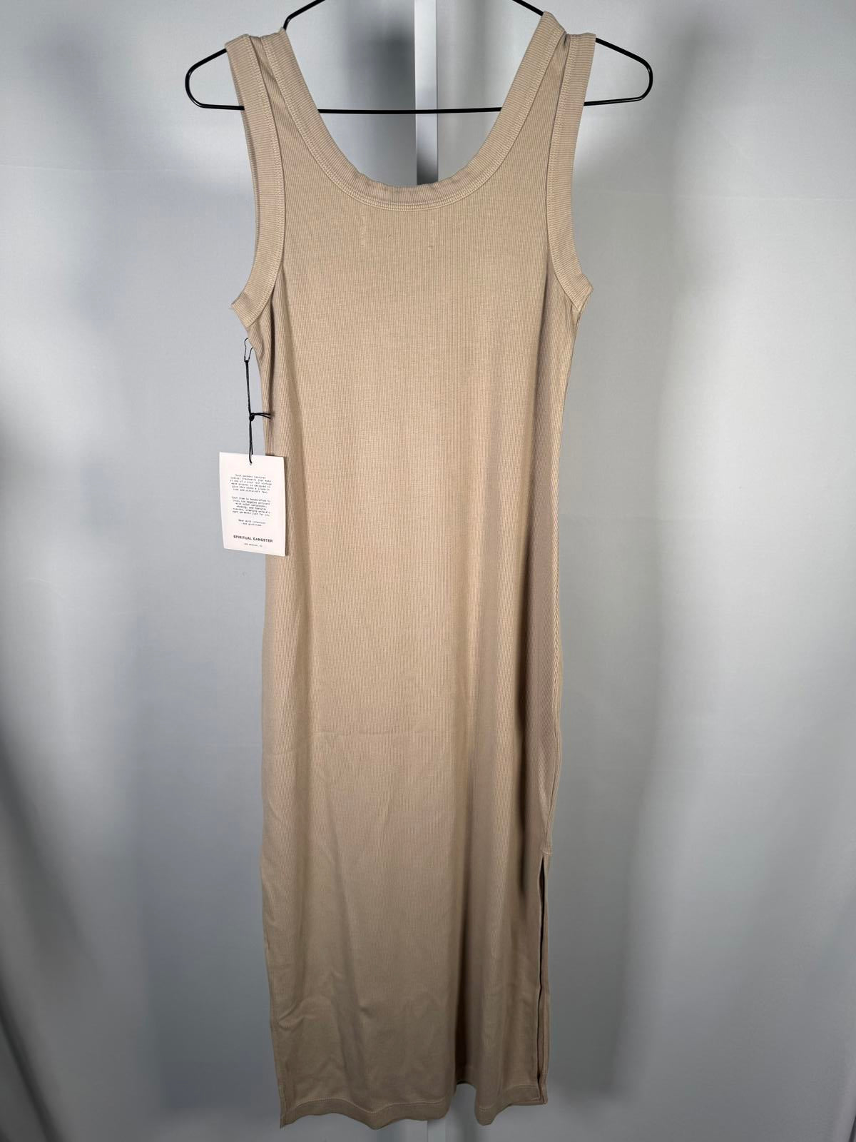 NWT Spiritual Gangster Camille Rib Knit Midi Dress Size Medium
