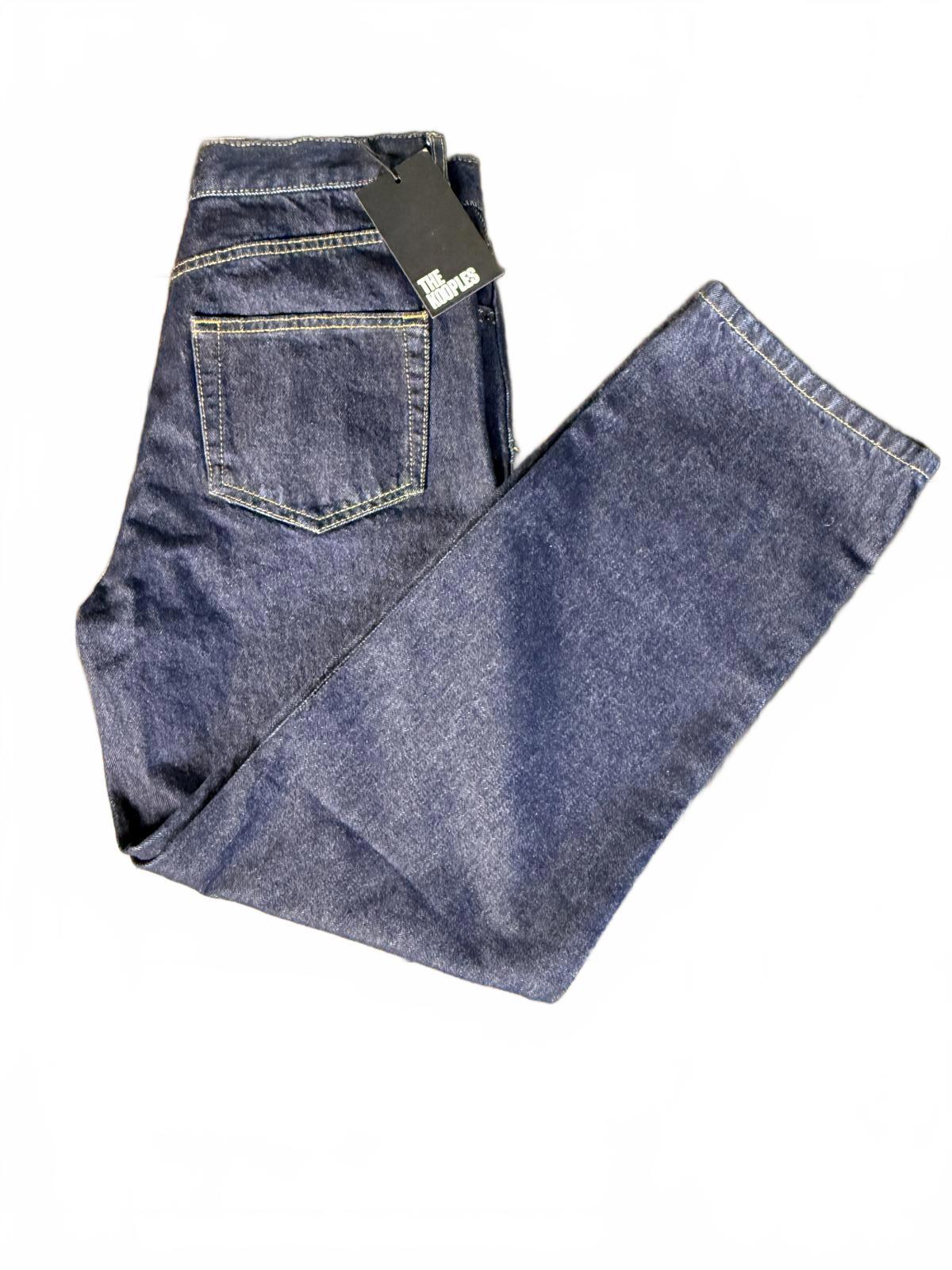 THE KOOPLES Vestiaire Carry-Over Straight Leg Blue Women's Jeans, Size 30. NWT