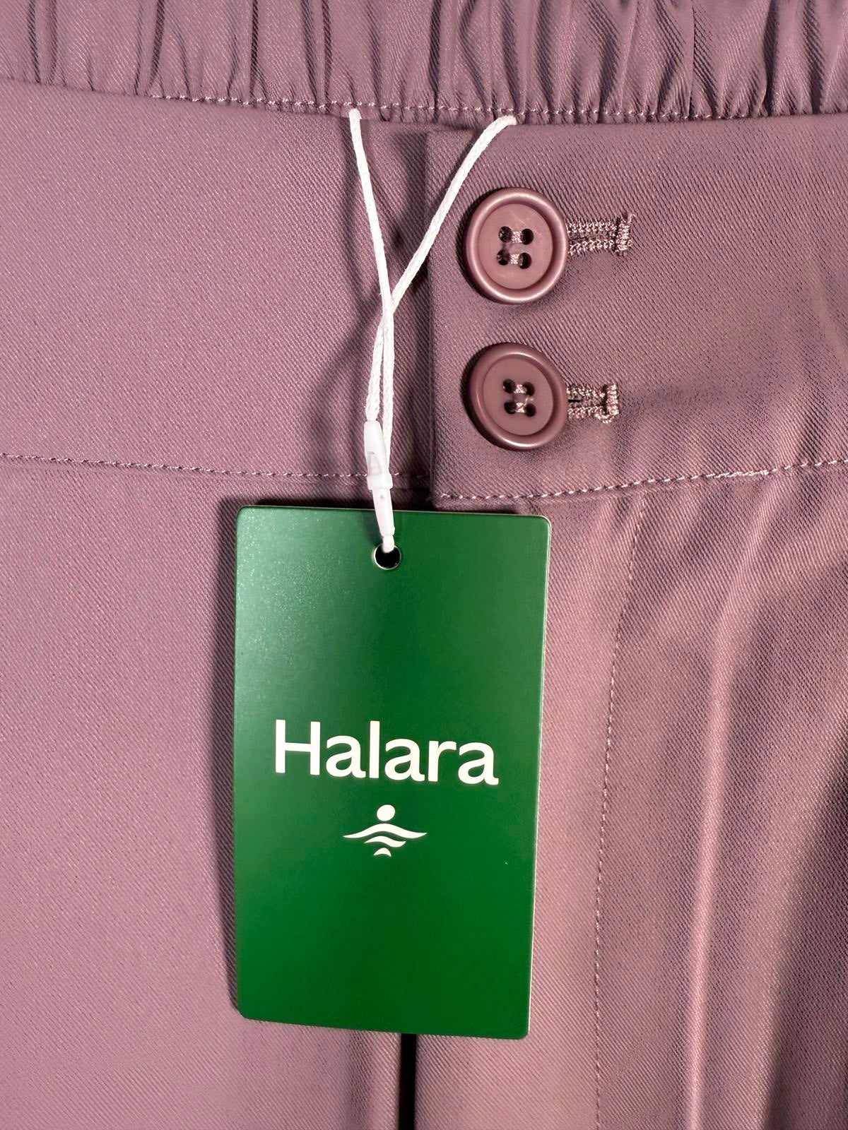 NWT Halara Flex™ High Waisted Zipper Pocket Shirred Straight Leg Work Pants XL