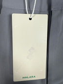 NWT High Waisted Zipper Pocket Shirred Straight Leg Work Pants - Size Small