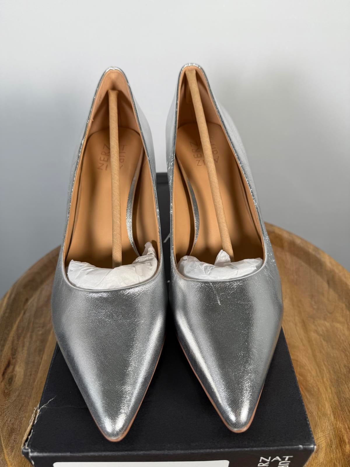 Naturalizer Everly Pump Silver Size 9 NWB