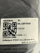 NWT Halara Ribbed Knit Square Neck Long Sleeve Skinny Work Bodysuit Size XL