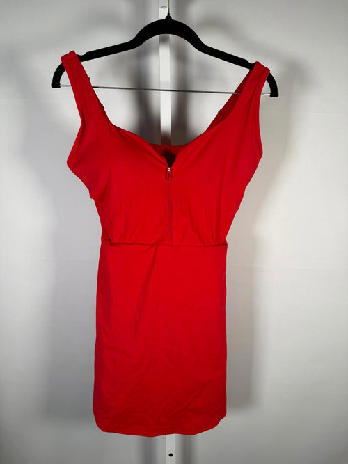 NWT Halara Push-Up Cups 2-in-1 Yoga Dress Pockets-Easy Peezy D-F Cups Small