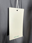 NWT Halara High Waisted Pocket Shirred Straight Leg Work Pant Gray Size M Petite