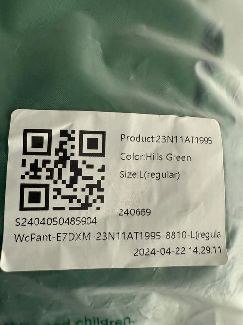 NWT Halara High Waisted Tie Side Wide Leg Work Pants Hills Green L