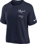 NWT Nike Women's New England Patriots Pocket T-Shirt, Navy Size XXL