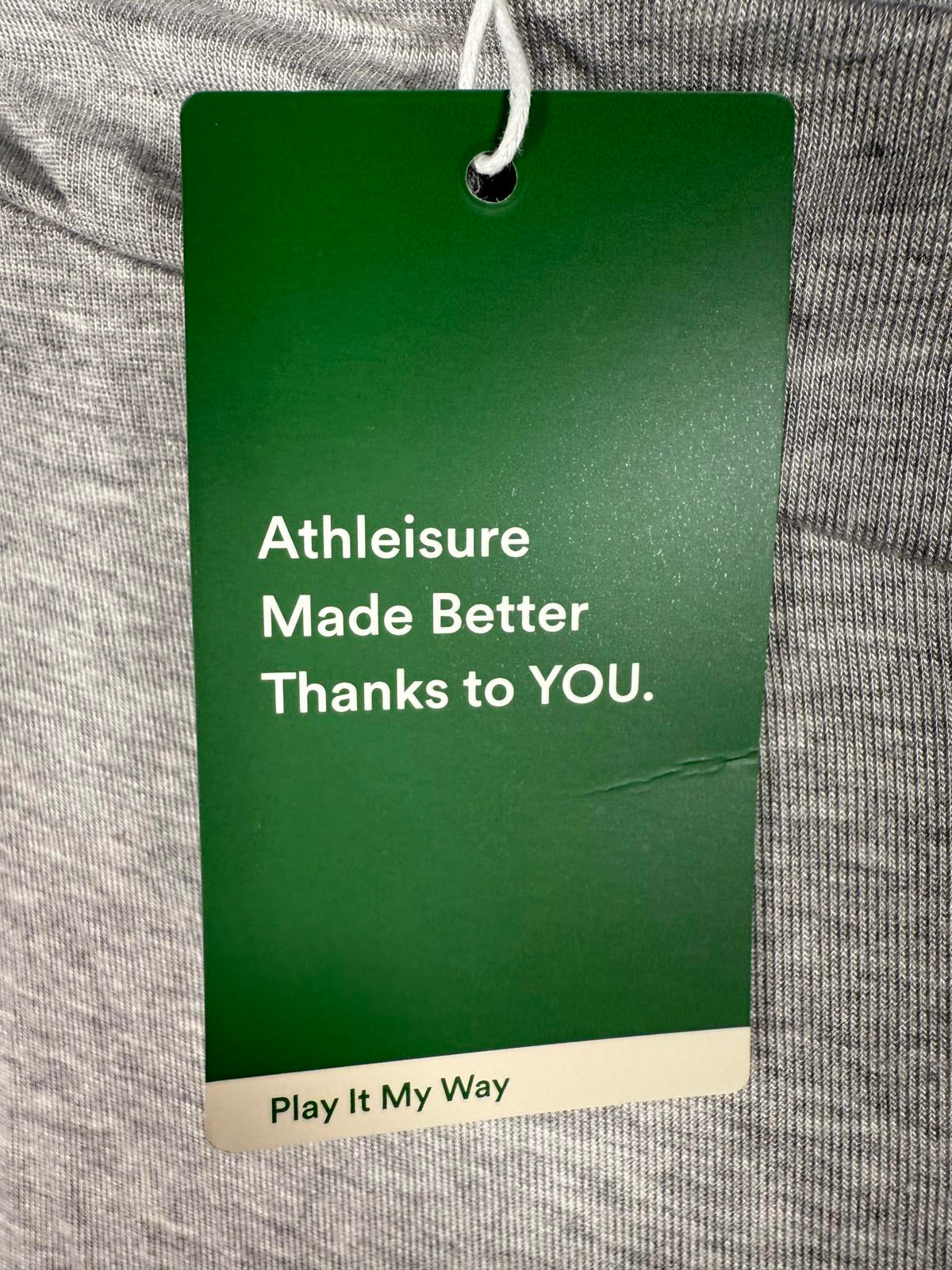 NWT Halara Ribbed Tube Backless Side Pocket Casual Jumpsuit Fog Gray Size L