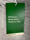 NWT Halara Ribbed Tube Backless Side Pocket Casual Jumpsuit Fog Gray Size L