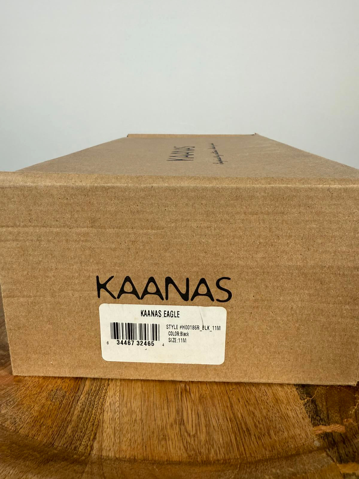 Kaanas Eagle Wrap Heels Black Size 11 NIB