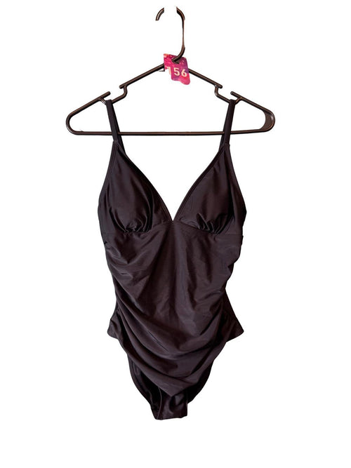 NWT Women's Cupshe Tummy Control V-Neck One-Piece Swimsuit Size Medium