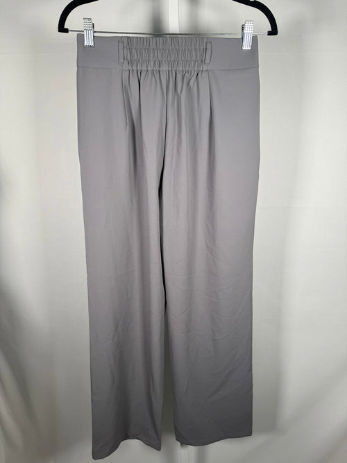 NWT Halara High Waisted Zipper Pocket Shirred Straight Leg Work Pants Size Small