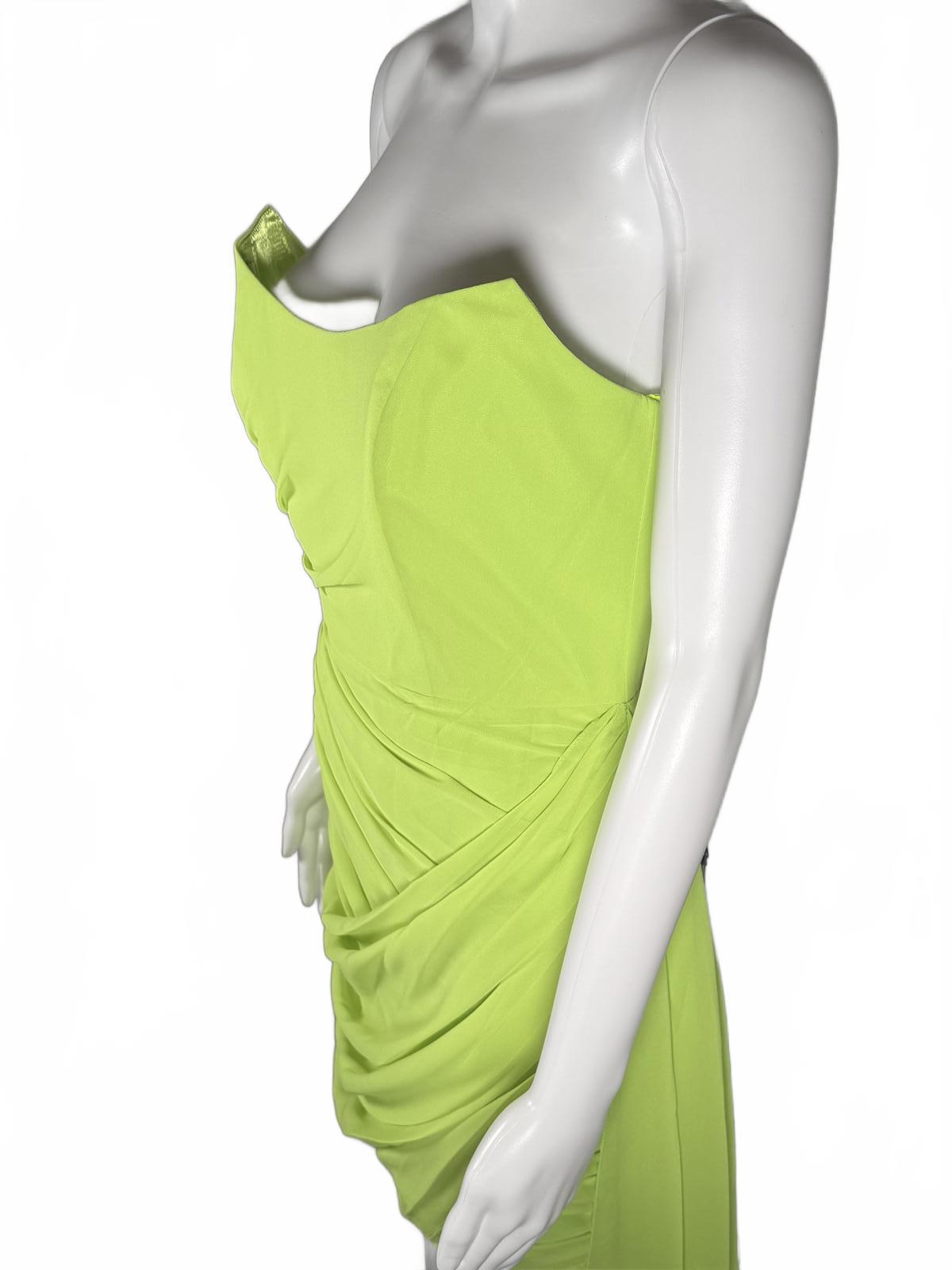 MAC DUGGAL Strapless Drape Bodycon Mini Dress Size 4