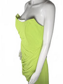 MAC DUGGAL Strapless Drape Bodycon Mini Dress Size 4