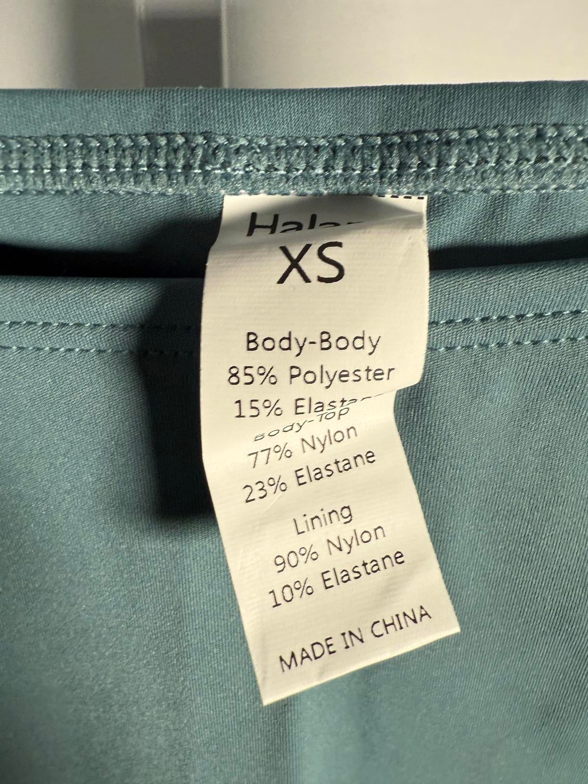 NWT Halara Breezeful High Low 2-Piece Pocket Flowy Casual Dress Stone Blue XS